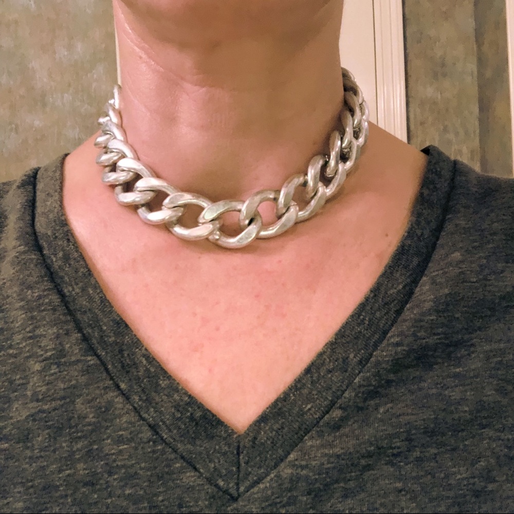 Silver necklace